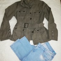 Сет от нови дънки и яке, снимка 1 - Дънки - 23444180