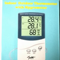 Влагомер, термометър(външна и вътрешна), снимка 1 - Други - 24135290
