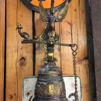 месингова камбана за входна врата, снимка 1 - Други ценни предмети - 19037058