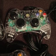 Xbox360 Afterglow Wired Controller - ОРИГИНАЛЕН прозрачен /контролер с кабел - употребяван, снимка 2 - Аксесоари - 16939085