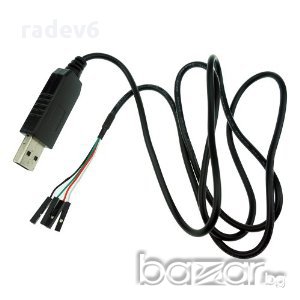 USB To RS232 TTL UART PL2303HX с кабел , снимка 1