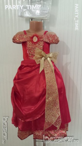 НАЛИЧНА  Уникална рокля на Барби с ръкавици и перлена огърлица, снимка 1