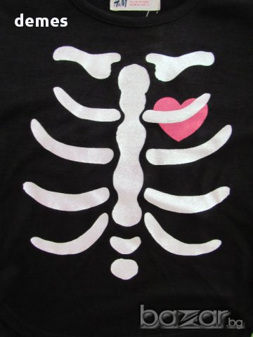 Блуза за момиче Н&М с ефекти размер 98/104 и 110/116, нова , снимка 2 - Детски Блузи и туники - 17341211