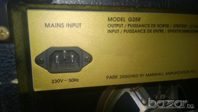 park-g25r-division of marshall amplification-кубе голямо от англия, снимка 15 - Ресийвъри, усилватели, смесителни пултове - 7675408