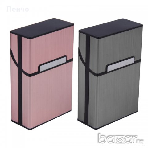 Алуминиева кутия за цигари, табакера слим Cigarette Case, box slim, снимка 5 - Табакери - 18799496