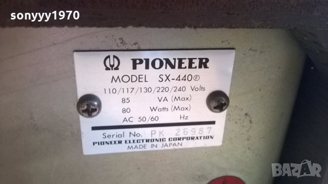 pioneer-receiver-japan-внос англия, снимка 15 - Ресийвъри, усилватели, смесителни пултове - 23978587