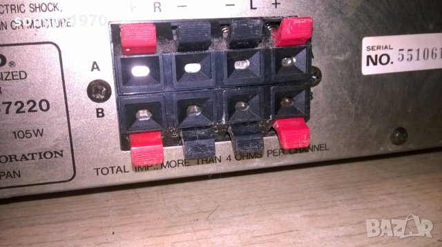 &onkyo tx-7220 stereo receiver-made in japan-внос швеицария, снимка 12 - Ресийвъри, усилватели, смесителни пултове - 23957705