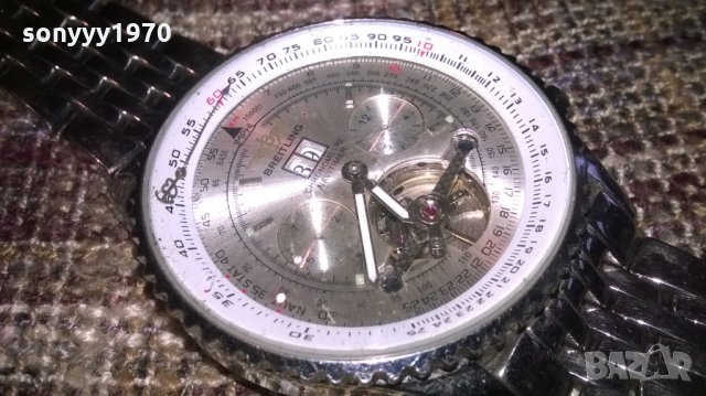 breitling chronometre navitimer-часовник-внос швеицария, снимка 4 - Мъжки - 24943245
