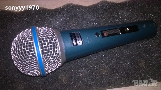 shure beta sm58s-mic-вокален-внос швеицария, снимка 9 - Микрофони - 24208879