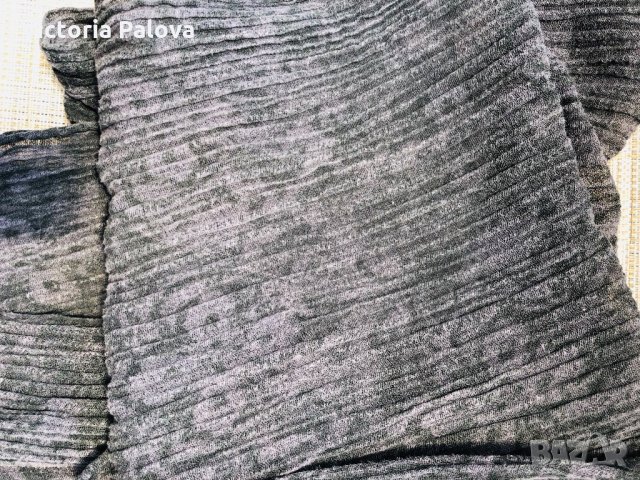 Сив шал,лен,170см на65см, снимка 1