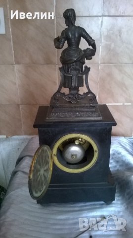 стар каминен часовник от края на 19 век, снимка 5 - Антикварни и старинни предмети - 21946455