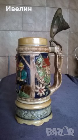 стара музикална халба, снимка 4 - Антикварни и старинни предмети - 25457371