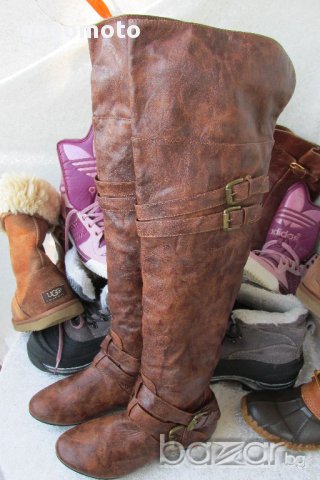 ПРОДАДЕН чизми, гамаши 38-39 дамски ботуши над коляното, GOGOMOTO.BAZAR.BG, снимка 1