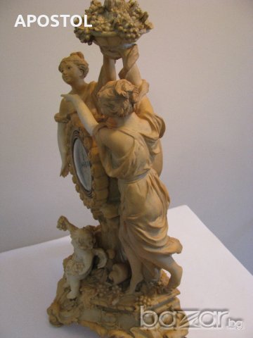 каминен часовник, снимка 3 - Антикварни и старинни предмети - 21355842