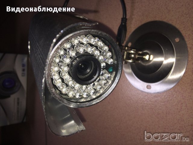 Метална 1800твл 1/3" Sony Ccd Ir Ip66 Водоусточива Удароустойчива Ден/Нощ Охранителна Камера, снимка 2 - Камери - 8376119