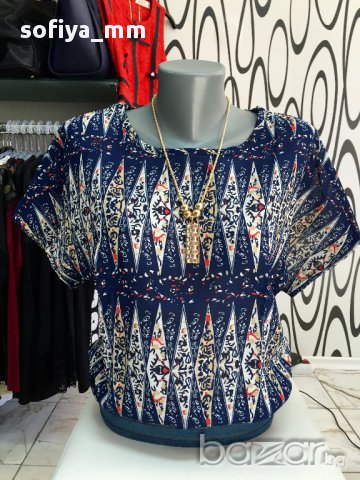 Дамска  блуза с гердан, снимка 1 - Тениски - 14124119