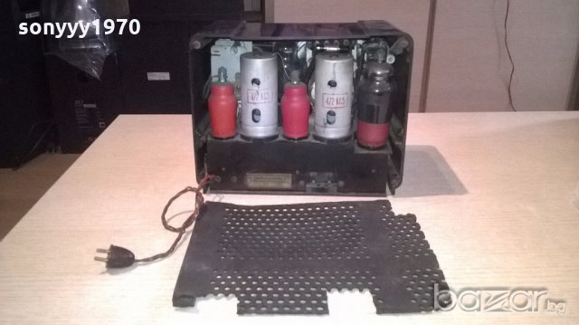 антика-бакелитово-лампово радио-внос франция, снимка 17 - Ресийвъри, усилватели, смесителни пултове - 19440136