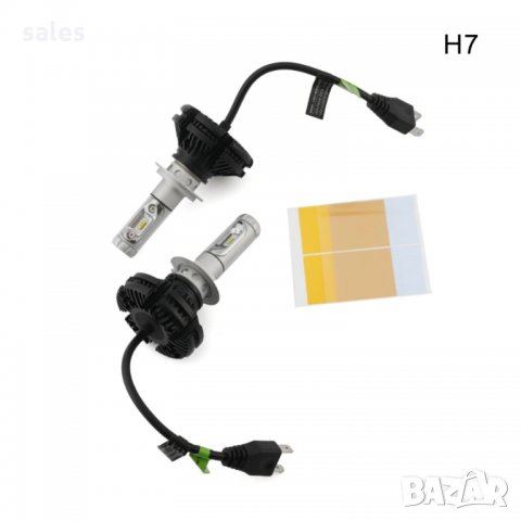 LED крушки за фарове с вентилатор PLATINUM X3, 6000LM, Н7, снимка 8 - Аксесоари и консумативи - 23934793
