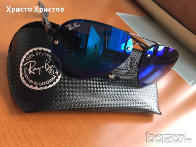 Слънчеви очила Ray Ban синьо-лилава бленда  RB 8362, снимка 8 - Слънчеви и диоптрични очила - 17381979