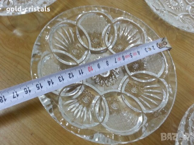кристални чинии, снимка 5 - Чинии - 22670366