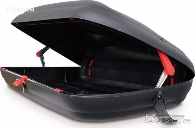 Автобокс,carbon line багажна кутия, закрит багажник за таван обем 320 л. Размери: 130х79х35 см., снимка 3 - Аксесоари и консумативи - 18610213