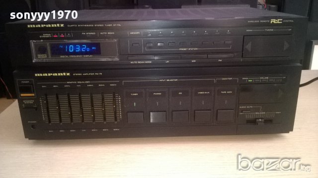 🛑marantz ta-70l-stereo receiver-made in japan-внос швеицария, снимка 3 - Ресийвъри, усилватели, смесителни пултове - 12426539
