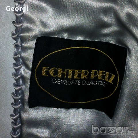 кожено палто от сребърна лисица размер 38, снимка 6 - Палта, манта - 13289481