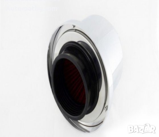 Въздушен спортен филтър хром,карбон 2503, снимка 3 - Аксесоари и консумативи - 23989713