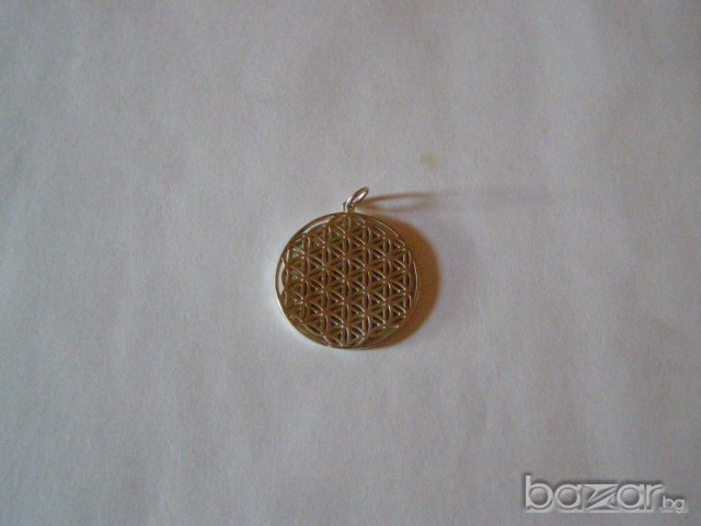 сребърна висулка "цветето на живота", снимка 6 - Колиета, медальони, синджири - 6034280