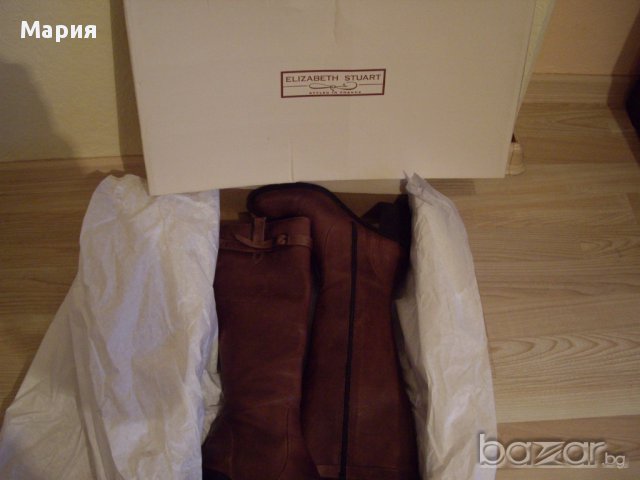 БОТУШИ ОТ ЕСТЕСТВЕННА КОЖА- 38 НОМЕР, снимка 4 - Дамски ботуши - 16549259