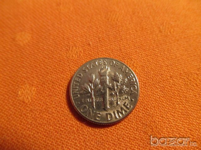 Монета ONE DIME 1967г за колекционери и ценители , снимка 2 - Нумизматика и бонистика - 17047425