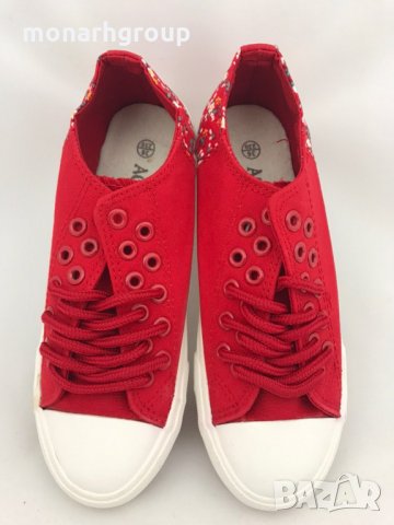 Дамски обувки Red-Flowers, снимка 4 - Дамски ежедневни обувки - 25441026