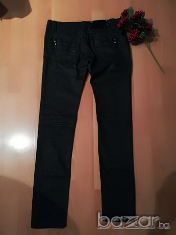 Дамски черни панталони, снимка 2 - Панталони - 19735178