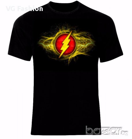 Светкавицата The Flash Logo Movie Тениска Мъжка/Дамска S до 2XL, снимка 1