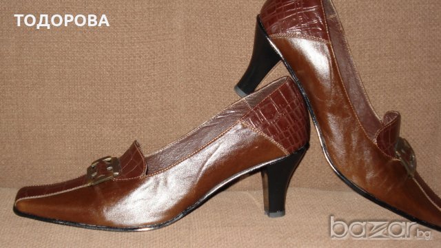 Дамски обувки естествена кожа, снимка 4 - Дамски ежедневни обувки - 18479490