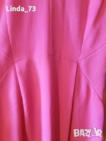 Дам.рокля-"H&M"-/полиестер+ликра/-цвят-цикламен. Закупена от Италия., снимка 7 - Рокли - 22610957