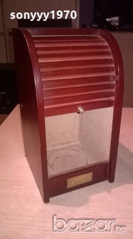 dimple-дървена кутия с ролетно отваряне-внос швеицария, снимка 8 - Антикварни и старинни предмети - 19089363