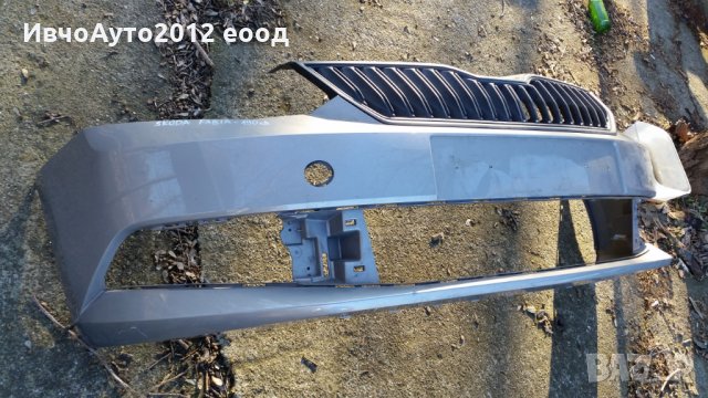 Броня предна комплект с решетка оригинална Skoda fabia 2014-, снимка 8 - Части - 24394982