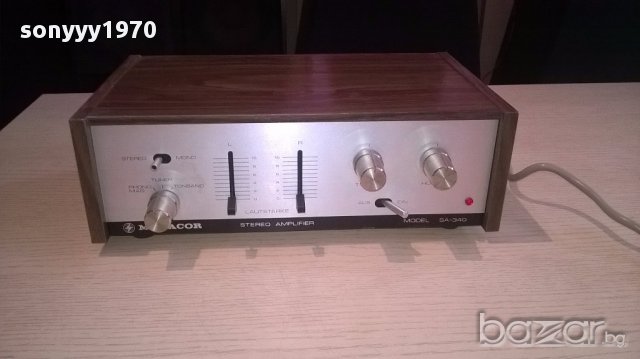 monacor model sa-340-amplifier-japan-внос швеицария, снимка 8 - Ресийвъри, усилватели, смесителни пултове - 12789010