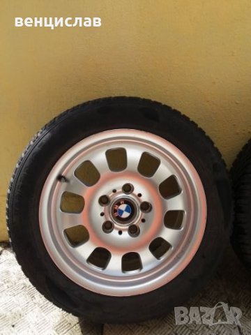Оригинални алуминиеви джанти за БМВ със зимни гуми, снимка 2 - Гуми и джанти - 22738571
