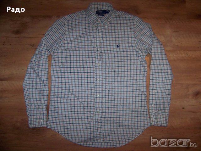 Ralph Lauren - POLO  /M / 100%original / страхотна риза, снимка 4 - Ризи - 16776505