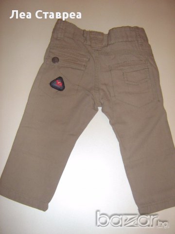 Детски Панталон за момче с подплата за 9/12 месеца, снимка 2 - Панталони и долнища за бебе - 16866170