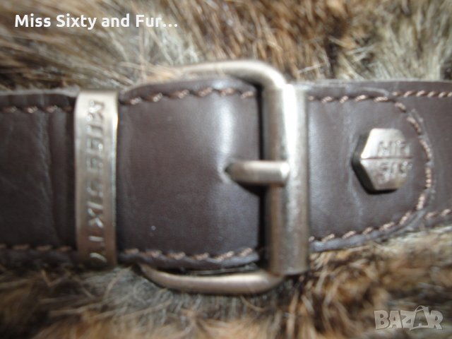 MISS SIXTY-нови кожени ботуши с пух Мис Сиксти-38 номер, снимка 5 - Дамски боти - 17873227