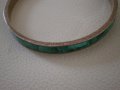 Гривна от малахит и месинг, нова , снимка 8