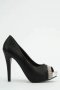 Черни официални 38 н, снимка 1 - Дамски обувки на ток - 21249137