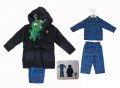 Комплект от 3 части - халат, памучна пижама и играчка, 6-12м./80см., снимка 1 - Комплекти за бебе - 10383647