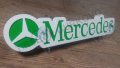 Светеща 3D табела MERCEDES 12 или 24 волта., снимка 6