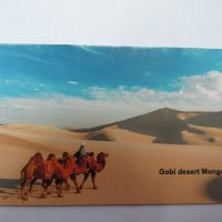 Сет магнит и пощенска картичка от Монголия-Гоби, снимка 3 - Колекции - 21689860