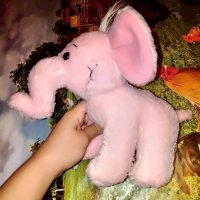 Плюшено розово слонче, снимка 2 - Плюшени играчки - 22004964