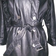 Луксозно кожено манто / яке  "G I I I"-genuine leather, естествена кожа / голям размер , снимка 1 - Палта, манта - 16982330